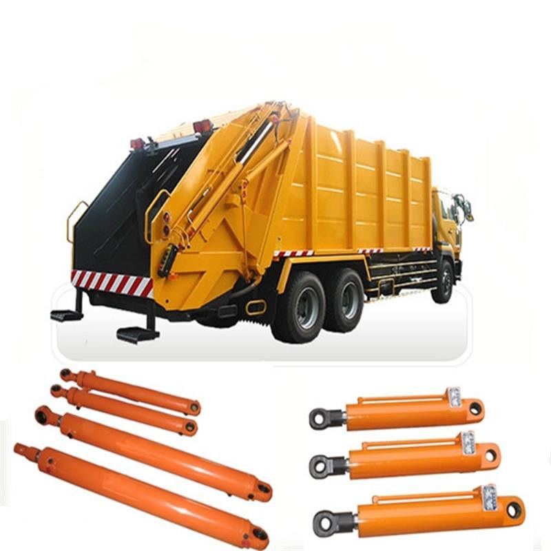 स्वच्छता वाहन कचरा ट्रक हाइड्रोलिक सिलेंडर / डबल अभिनय हाइड्रोलिक सिलेंडर