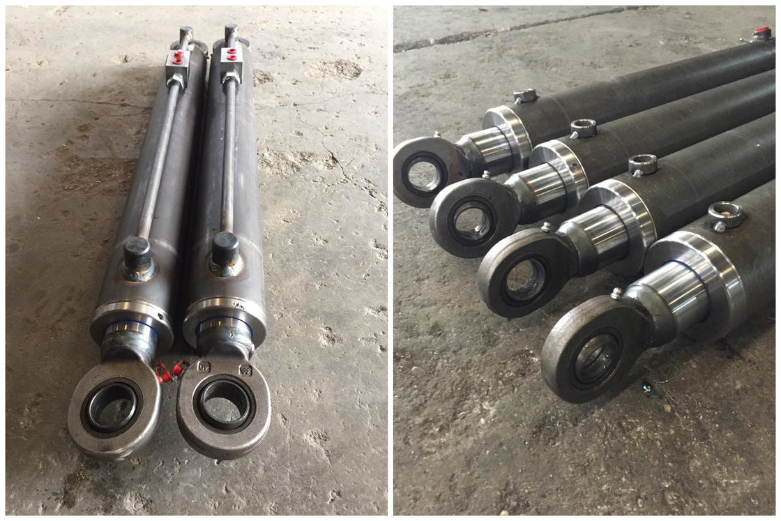 Trunnion Mount Hydraulic Cylinder 300mm Maximum Stroke Steel Body Material